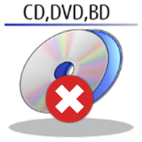 復旧不可:CD,DVD,BD